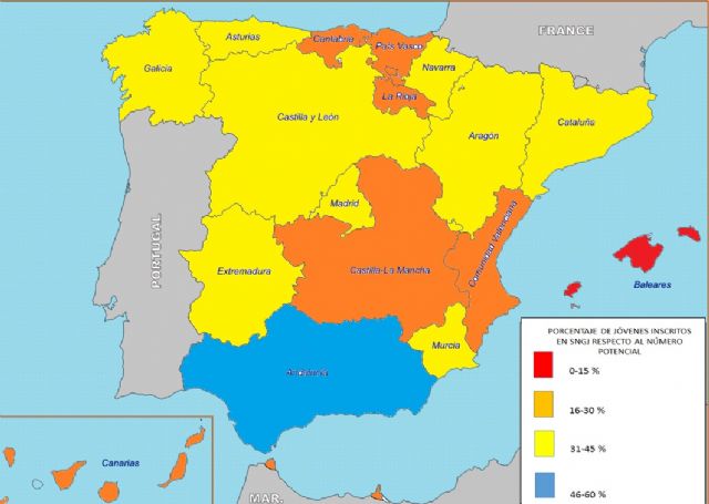 La Región de Murcia es la quinta autonomía con mayor proporción de jóvenes inactivos inscritos en Garantía Juvenil - 1, Foto 1