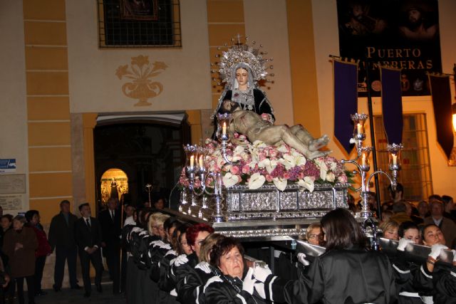Puerto Lumbreras acogió la procesión del Silencio en la noche de Jueves Santo - 2, Foto 2