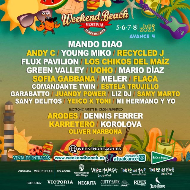 El rock sueco de MANDO DIAO orquesta un cierre de lo más granado en Weekend Beach Festival Torre del Mar - 1, Foto 1