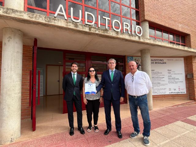 El Auditorio ´Sebastián Gálvez Arce´ de Beniaján obtiene el Compromiso de Calidad Turística - 1, Foto 1