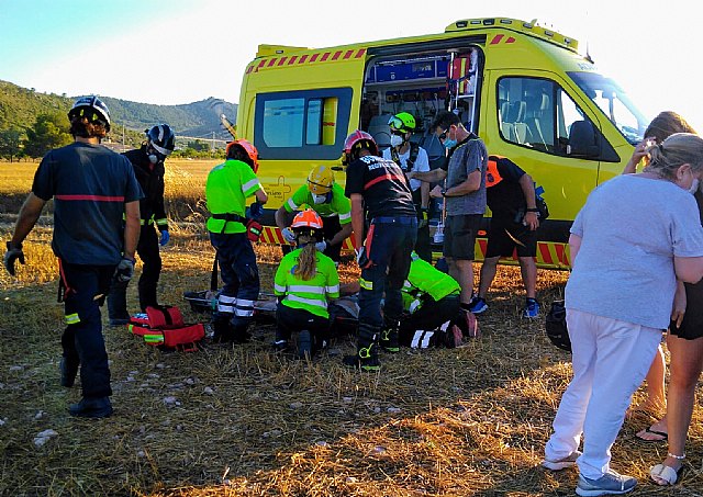 Parapentista accidentado en la Sierra de la Magdalena - 1, Foto 1