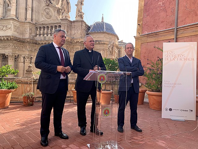 Todo listo para el inicio de la restauración del imafronte de la Catedral de Murcia - 1, Foto 1