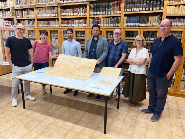 El Archivo recibe los mapas de ´La memoria del agua de San Ginés´ realizados en el taller de patrimonio de Centros Culturales - 1, Foto 1