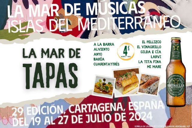 La Mar de Músicas se saborea en bares de Cartagena con una ruta de la tapa - 1, Foto 1