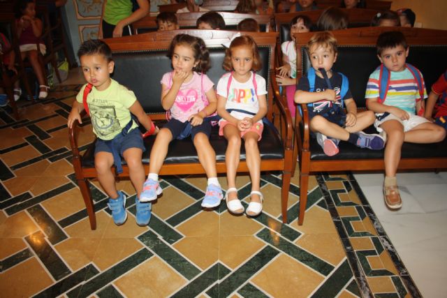 La Escuela de Verano de Mimos visita el Ayuntamiento - 3, Foto 3