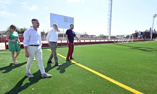 Cabezo de Torres estrena un renovado campo de fútbol que beneficiará a cientos de deportistas y usuarios - 1, Foto 1