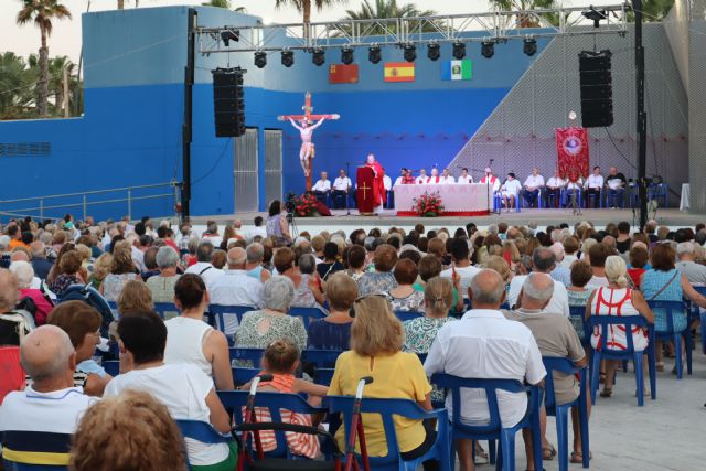 Lo Pagán celebró la misa en honor al Cristo del Mar Menor - 2, Foto 2