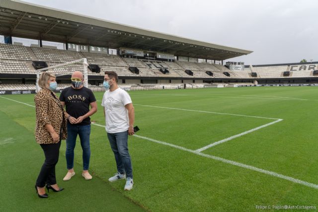 El Cartagena juega su primer partido en casa con las obras exigidas por la Liga finalizadas para el encuentro - 1, Foto 1