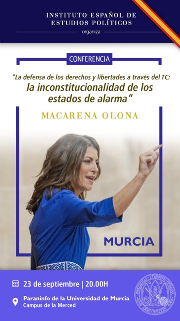 Macarena Olona en la Universidad de Murcia - 1, Foto 1