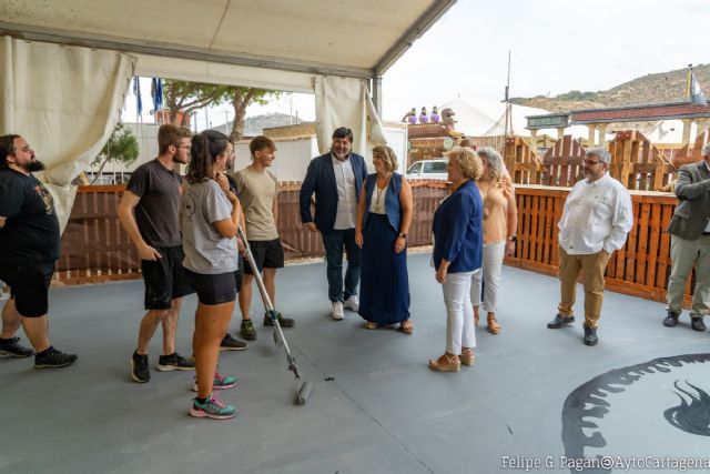 El Molino de la Ermita del Molinete estrena este viernes la nueva iluminación en el inicio de Carthagineses y Romanos - 1, Foto 1