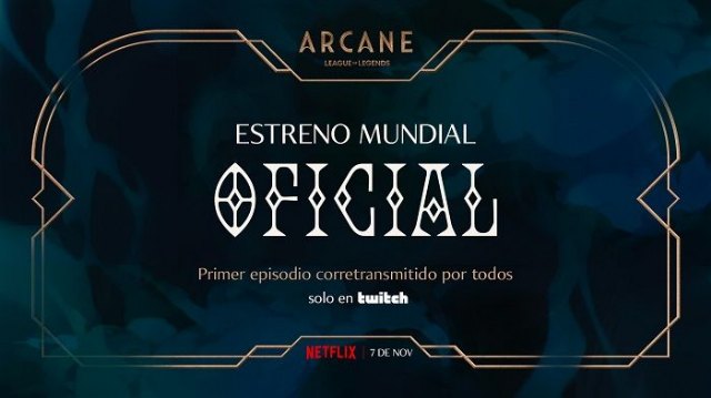 El primer episodio de la serie animada Arcane contará con la opción de co-streaming en Twitch - 1, Foto 1