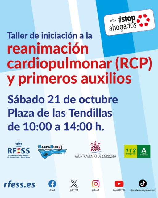 Córdoba acogerá el sábado un taller público y gratuito de iniciación a la reanimación cardiopulmonar y primeros auxilios - 2, Foto 2