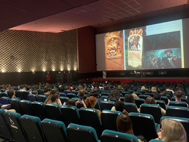 Más de mil personas disfrutan de las actividades del congreso internacional La antigüedad filmada: el cine de romanos en la Filmoteca regional - 1, Foto 1