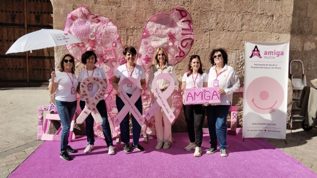 Un lazo rosa gigante une a Murcia en la lucha contra el cáncer de mama - 3, Foto 3