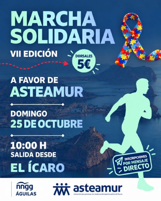 NNGG Águilas organiza la VII marcha solidaria a beneficio de Asteamur el próximo 25 de octubre NNGG Águilas organiza la VII marcha solidaria a beneficio de Asteamur el próximo 25 de octubre
