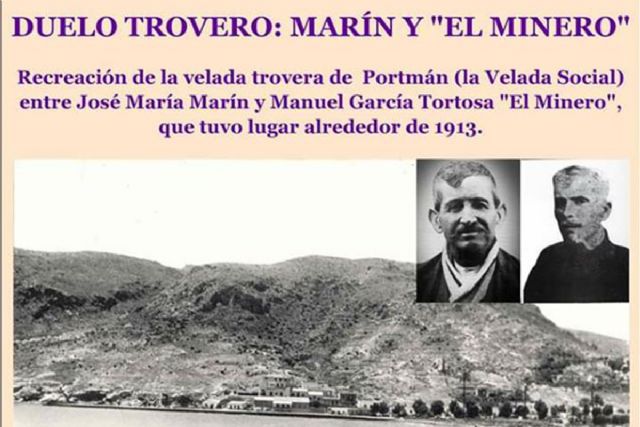 El festival de poesía Deslinde recrea la velada trovera de 1913 en Portmán - 1, Foto 1