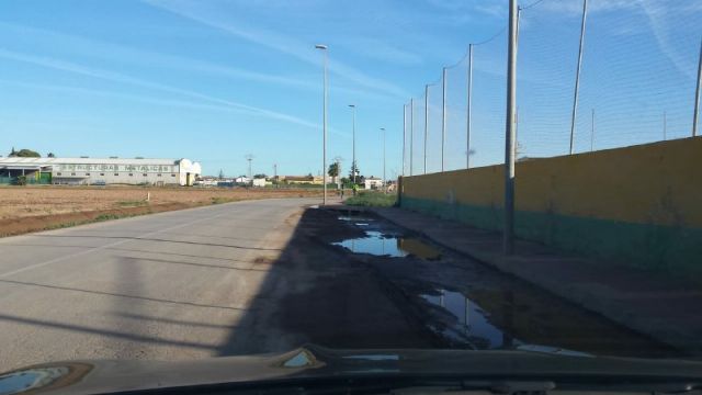 La CARM atiende las iniciativas de MC para mejorar la canalización de pluviales en la carretera que une El Albujón con La Aljorra - 1, Foto 1