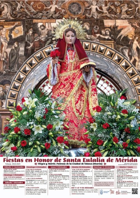 Presentan el programa de actos religiosos de las fiestas patronales de Santa Eulalia de Mérida 2024 - 2, Foto 2