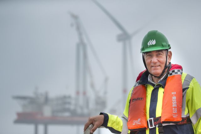 Iberdrola termina la instalación de todos los aerogeneradores del parque eólico marino de Saint-Brieuc, en Francia - 1, Foto 1