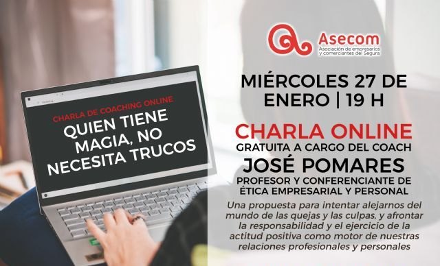 ASECOM propone una charla sobre ética empresarial y personal a cargo de José Pomares - 1, Foto 1