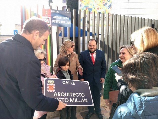 El Ayuntamiento de Murcia dedica una calle al arquitecto Justo Millán Espinosa, Foto 1