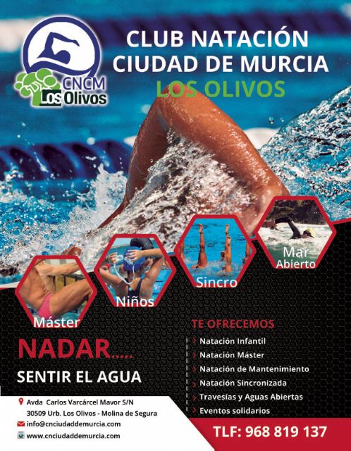 Un convenio entre el Club Natación Ciudad de Murcia y el Centro Educativo Los Olivos permitirá crear dos nuevas secciones de la natación federada - 2, Foto 2