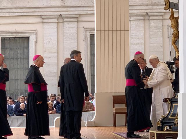 Don Sebastián Chico agradece al Papa Francisco su nombramiento como Obispo auxiliar - 1, Foto 1