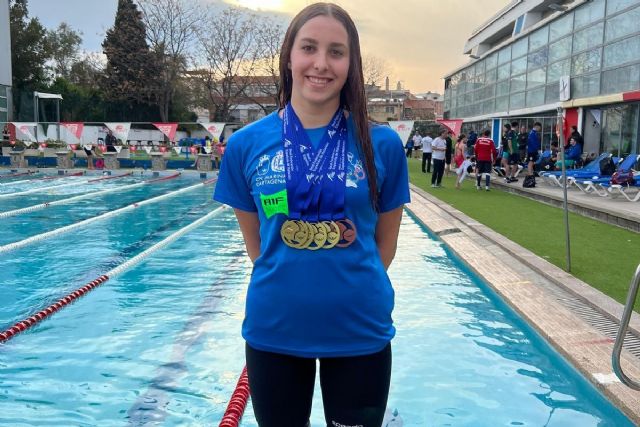 El Club Natación Marina Cartagena Ancora logra 5 medallas en el Campeonato de España Infantil de Invierno - 1, Foto 1