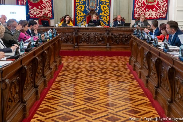 Apoyo unánime del pleno del Ayuntamiento de Cartagena al desarrollo de la ZAL de Los Camachos y la conexión ferroviaria - 1, Foto 1