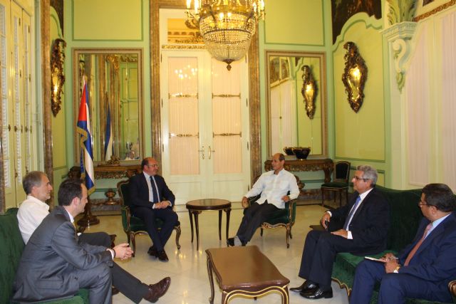 El presidente de la Comunidad se reúne con el viceministro cubano de Relaciones Exteriores - 1, Foto 1