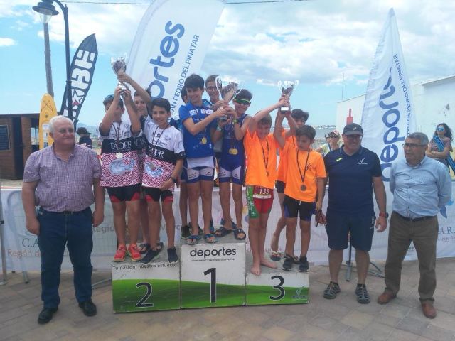 Más de 200 niños participaron en el Triatlón en edad escolar celebrado en San Pedro del Pinatar - 2, Foto 2