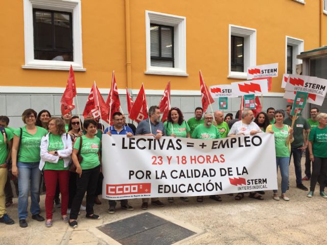 CCOO y STERM reivindican que la reversión de los recortes crearán empleo y mejorarán la educación - 1, Foto 1