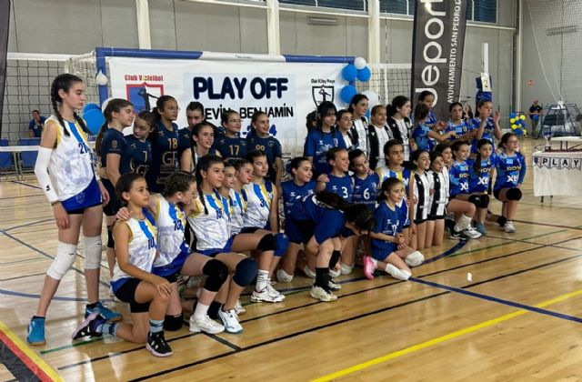 Las bases del voleibol regional congregan a 200 jugadores en los play off benjamín y alevín - 2, Foto 2