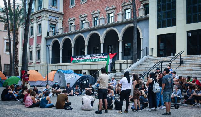 La Acampada Por Palestina de la Universidad de Murcia hace una llamamiento a la unión social de toda la Región de Murcia - 1, Foto 1