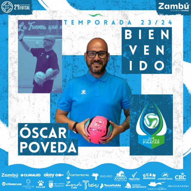 Óscar Poveda, nuevo entrenador del Zambú CFS Pinatar - 1, Foto 1