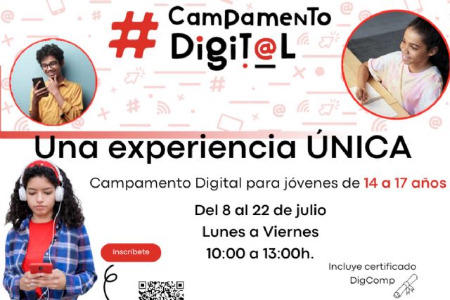 Juventud abre el plazo de inscripción para participar en el Campamento Digital - 1, Foto 1