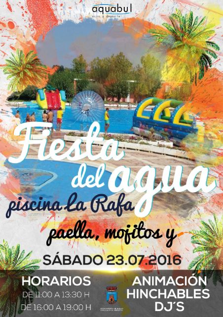 Fiesta del Agua en la piscina municipal de La Rafa - 1, Foto 1