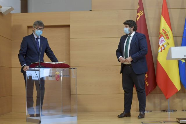 López Miras destaca la sobrada valía de Luis Alberto Marín para acelerar la reactivación, gestionar los fondos europeos y luchar por una financiación justa - 1, Foto 1