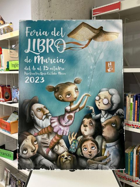 El artista Juan Diego Ingelmo Benavente ilustra el cartel anunciador de la Feria del Libro de Murcia de este año - 2, Foto 2