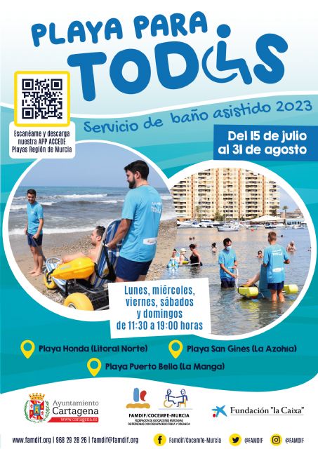 Presentación del servicio de baño asistido en Playa Honda, viernes 21, a las 11:30 horas - 1, Foto 1