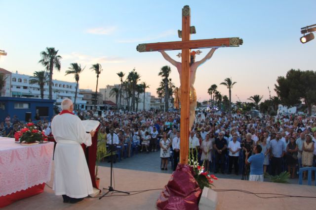 Lo Pagán celebra la misa en honor al Cristo del Mar Menor - 1, Foto 1