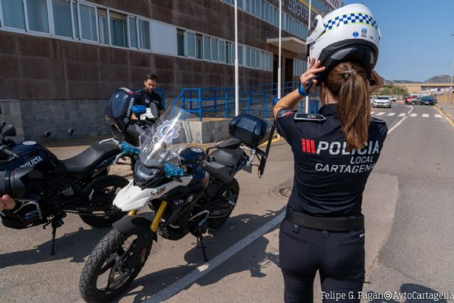 La Policía Local de Cartagena detecta un aumento de los accidentes de tráfico por falta de atención al volante - 1, Foto 1