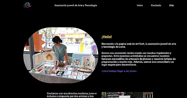 La asociación lorquina de arte y tecnología arttech, ha lanzado su página web oficial - 1, Foto 1