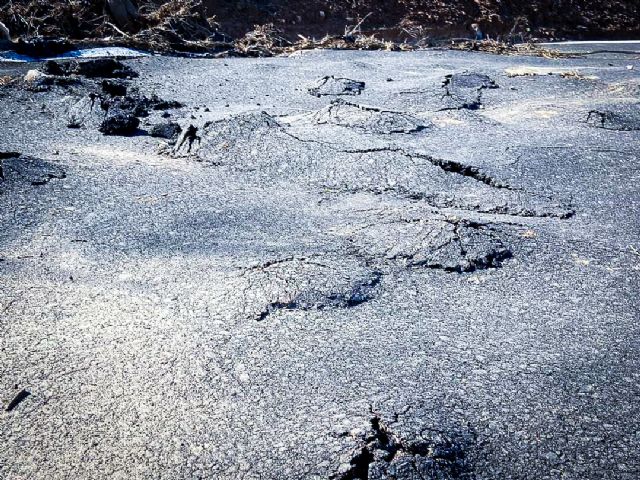 Izquierda Unida-Verdes denuncia la mala ejecución de las obras en el camino de Goñar de Puerto Lumbreras - 5, Foto 5