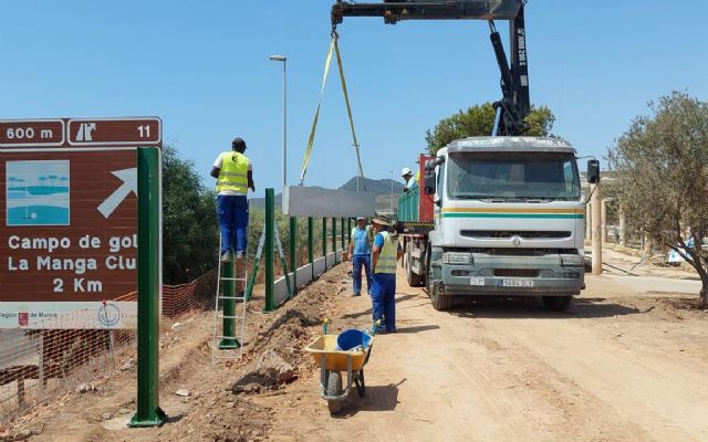 Un sistema de protección acústica en la vía rápida de La Manga minimizará el ruido a su paso por Los Belones - 1, Foto 1