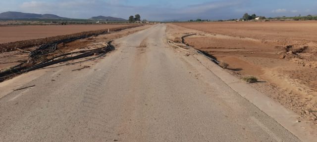 El PSOE de Lorca exige la reparación de los desperfectos ocasionados por la lluvia en la pedanía de Almendricos - 1, Foto 1