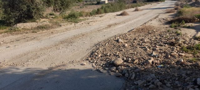 El PSOE de Lorca exige la reparación de los desperfectos ocasionados por la lluvia en la pedanía de Almendricos - 5, Foto 5