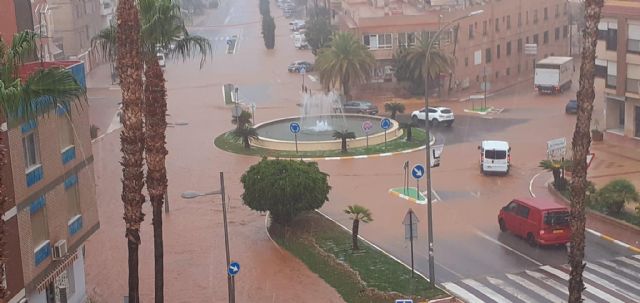 Puerto Lumbreras vuelve a la normalidad tras el episodio de tormenta y lluvias torrenciales que ha dejado 45 l/m2 en apenas una hora - 1, Foto 1