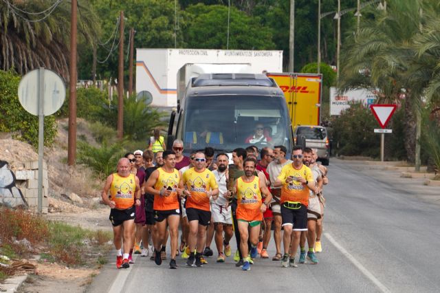 El Fuego Sagrado emprende su camino hacia Cartagena desde Santomera - 1, Foto 1