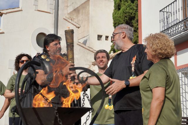 El Fuego Sagrado emprende su camino hacia Cartagena desde Santomera - 2, Foto 2